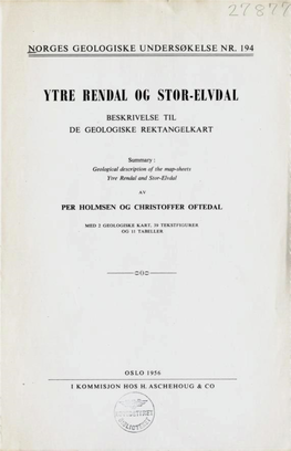Ytre Rendal Og Stor-Elvdal