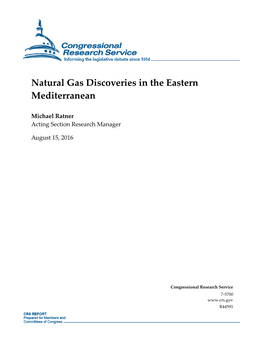 Natural Gas Discoveries in the Eastern Mediterranean