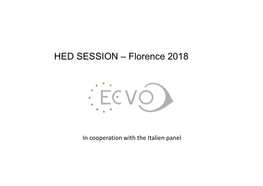 ECVO Hedsession Florence 2018 B.Pdf