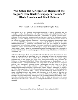 How Black Newspapers ‘Founded’ Black America and Black Britain