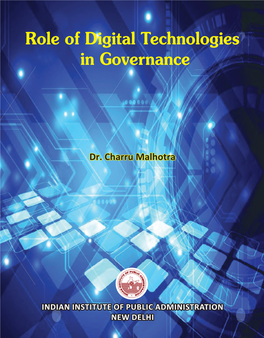 Role of Digital Technologies in Governance (2018)