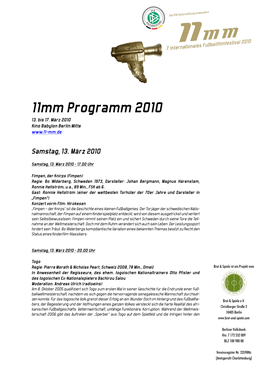 11Mm Programm 2010 Stand 08.3.2010 Nur