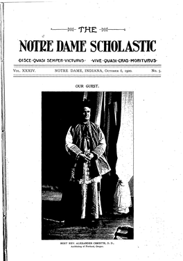 Notre Dame Scholastic