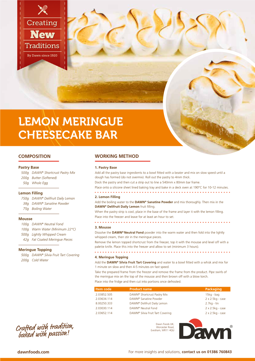 Lemon Meringue Cheesecake Bar