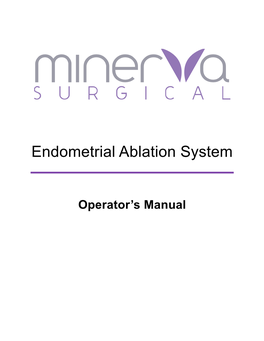 Endometrial Ablation System