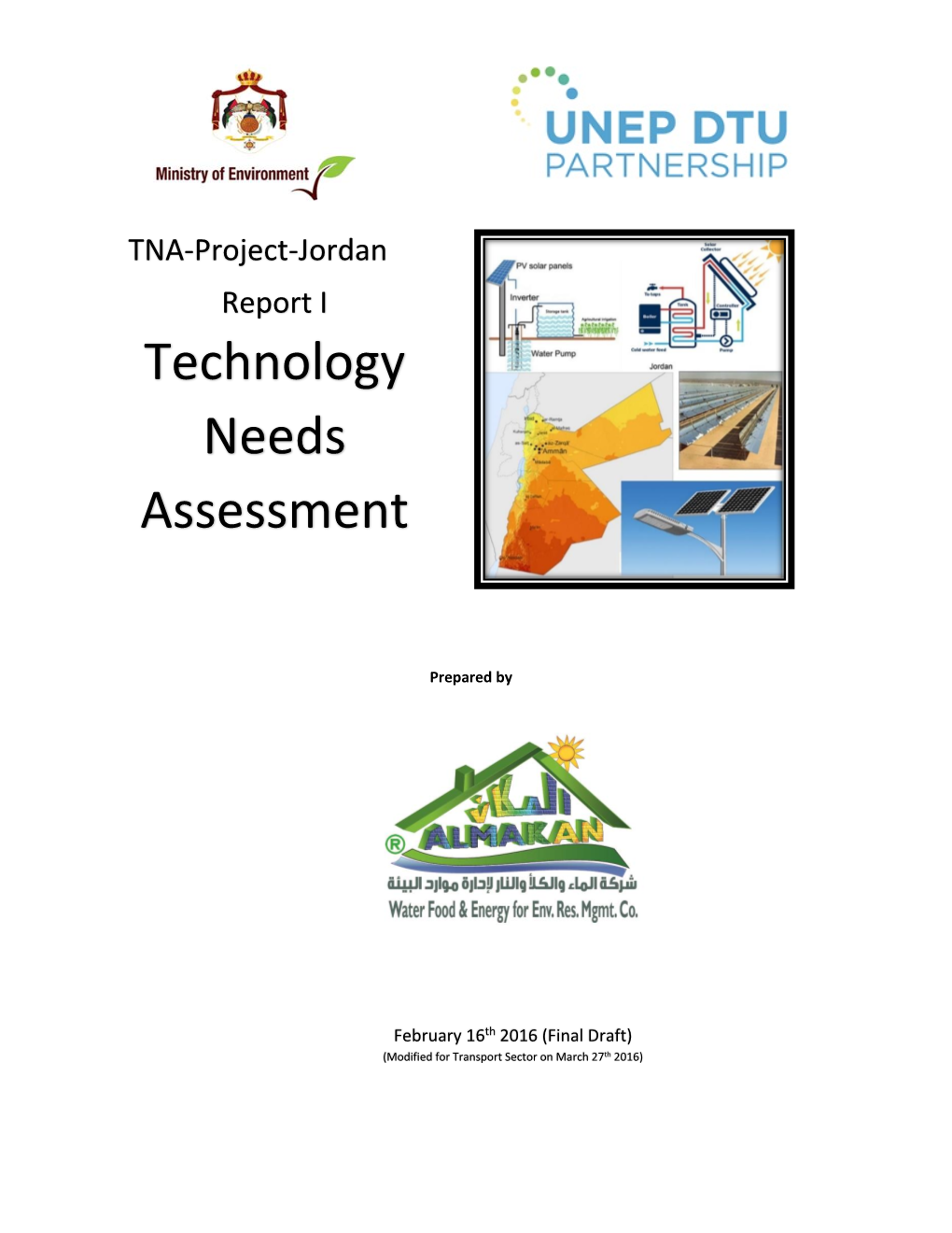 TNA-Project-Jordan Report I Technology Needs Assessment