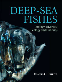 Deep-Sea Fishes Biology, Diversity, Ecology and Fisheries