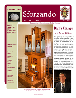 Read the May 2020 Issue of Sforzando