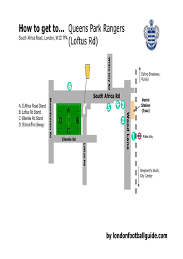 Maps to London's Grounds + Directions ENGLISH