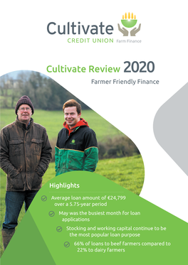 Cultivate Review 2020 Farmer Friendly Finance