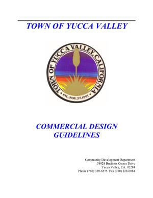 Commercial Design Guidelines