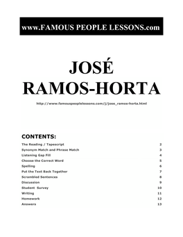 José Ramos-Horta