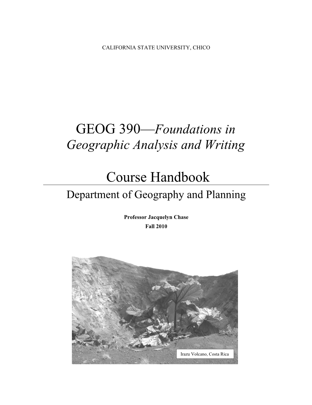 Geographical Research And Writing