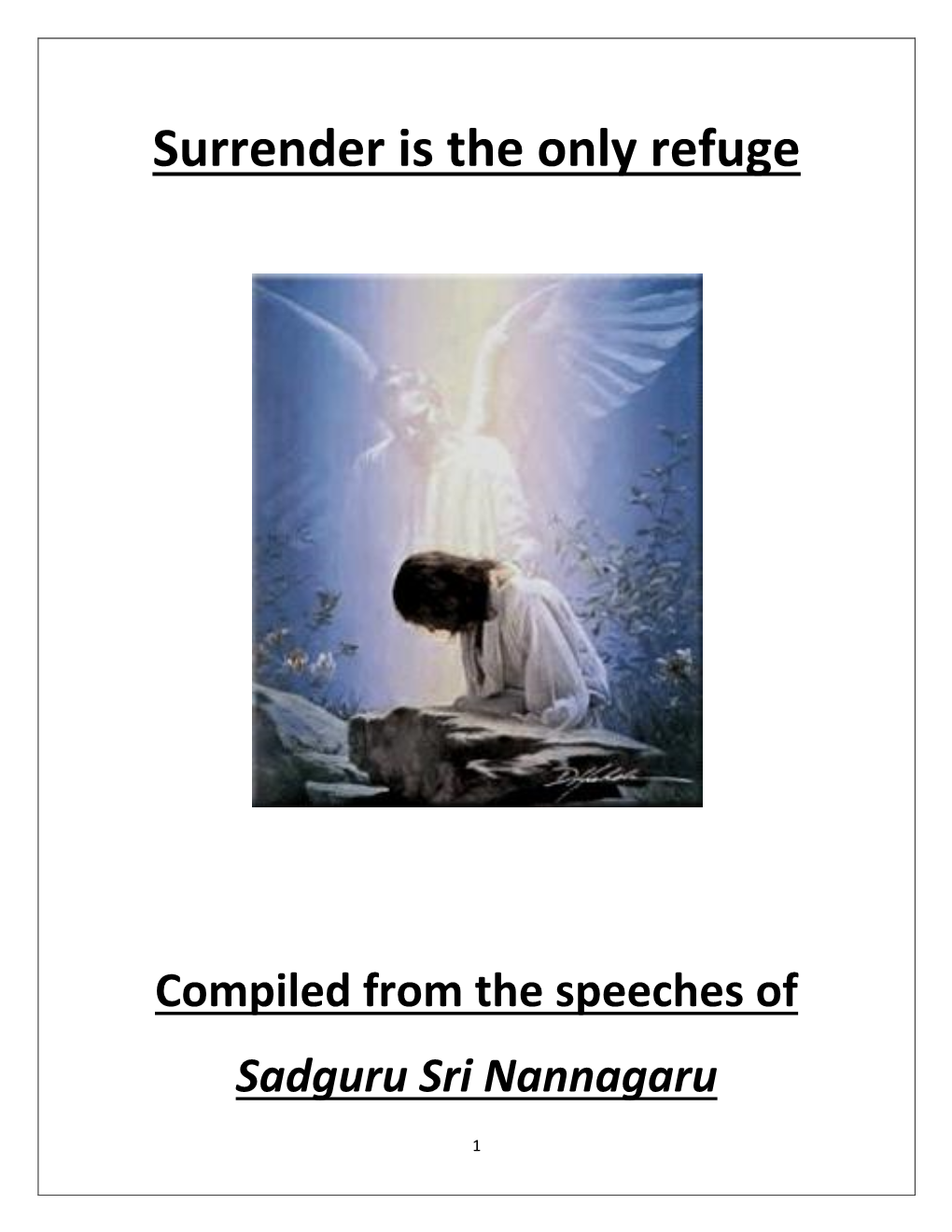 Surrender Is the Only Refuge