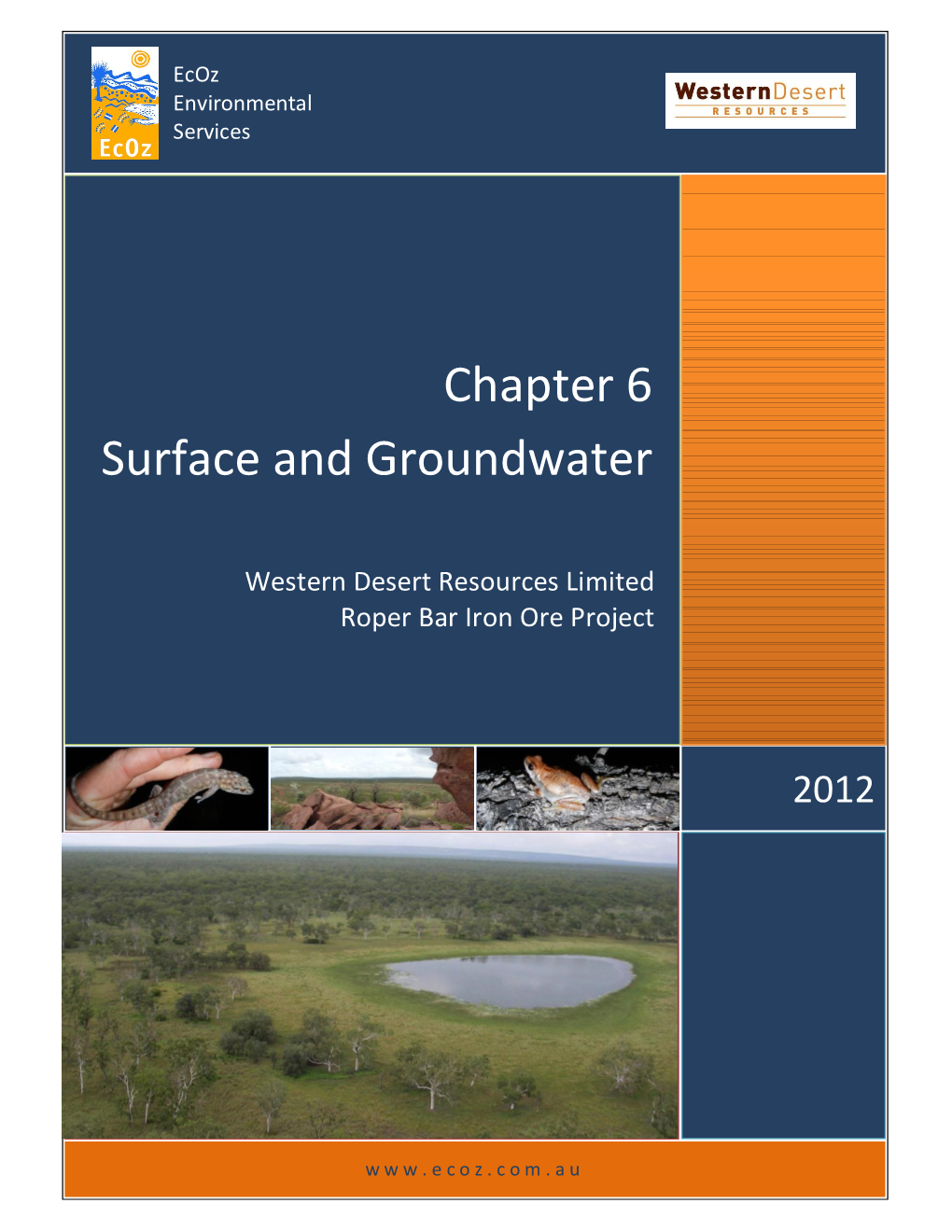Chapter 6 Surface and Groundwater