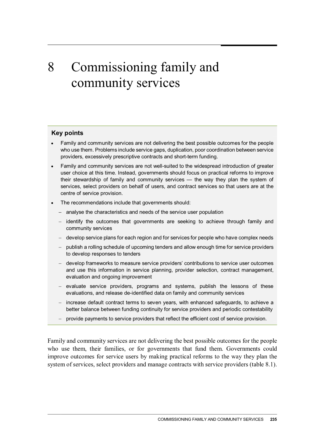 Family and Community Services