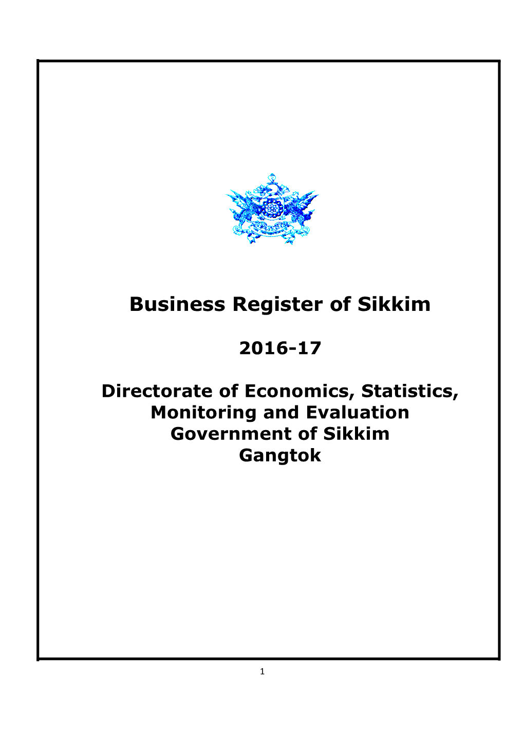 Business Register of Sikkim