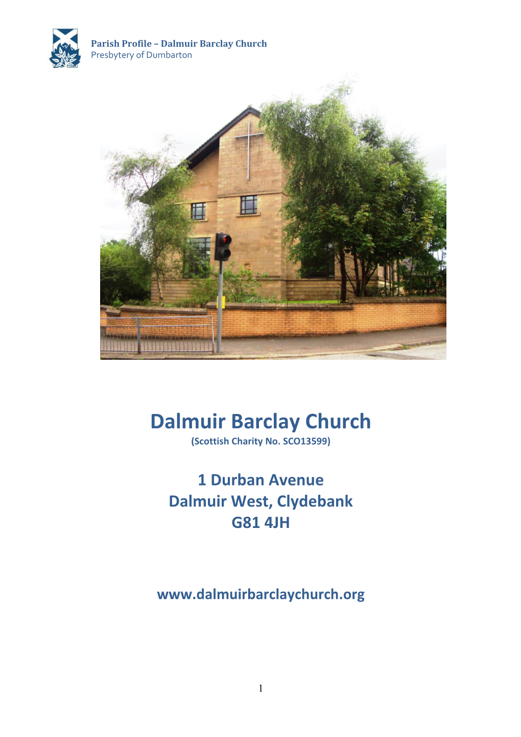 Dalmuir Barclay Church Presbytery of Dumbarton