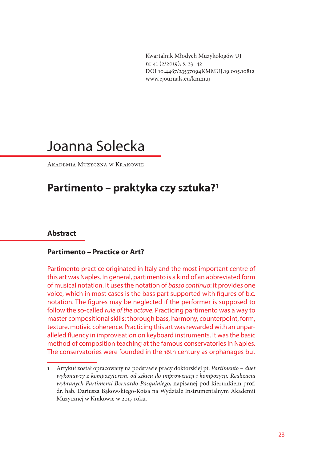 Joanna Solecka