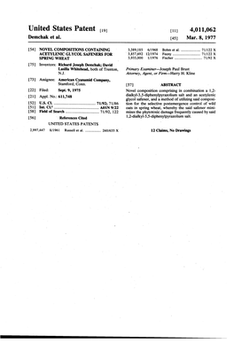 United States Patent to 11 4,011,062 Demchak Et Al