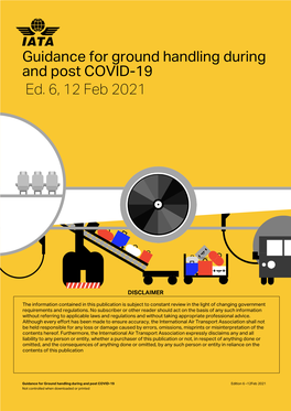 Guidance for Ground Handling During COVID-19