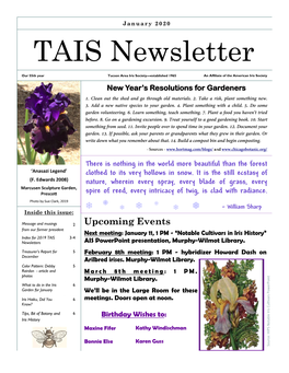 TAIS Newsletter