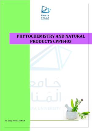 Phytochemistry and Natural Products Cpph403