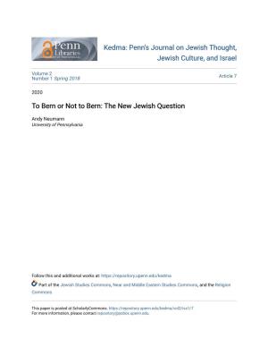 The New Jewish Question
