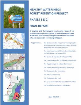 Healthy Watersheds Forest Retention Project