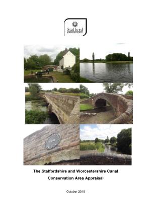 The Staffordshire and Worcestershire Canal Conservation Area Appraisal
