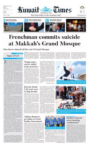 Frenchman Commits Suicide at Makkah's Grand Mosque