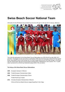 Swiss Beach Soccer National Team