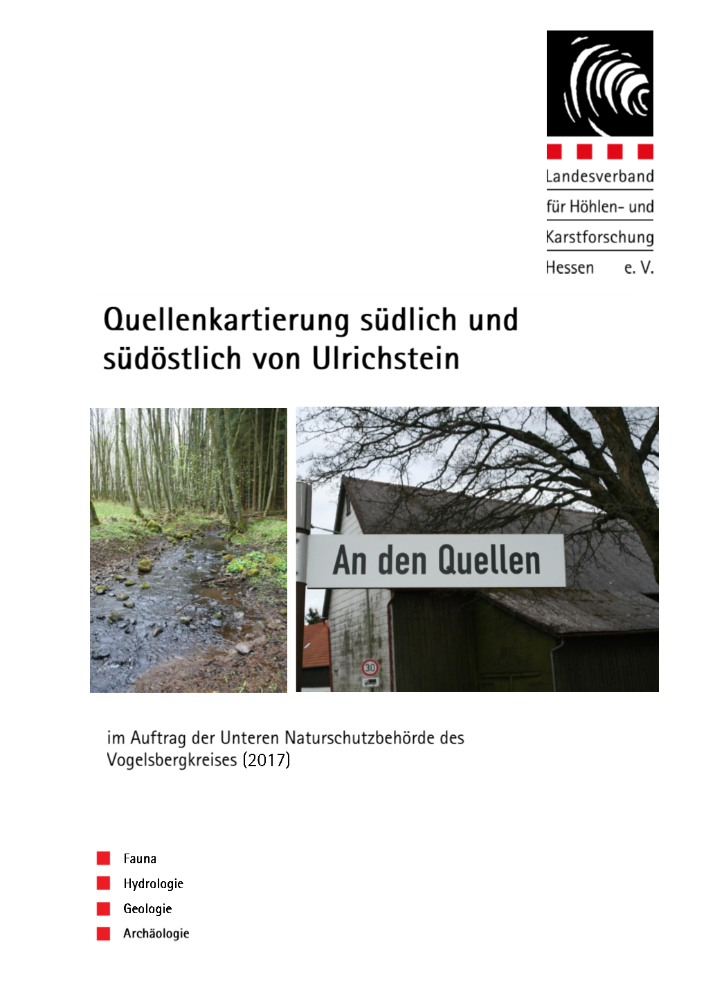 Quellenkartierung Südlich Und Südöstlich Von Ulrichstein