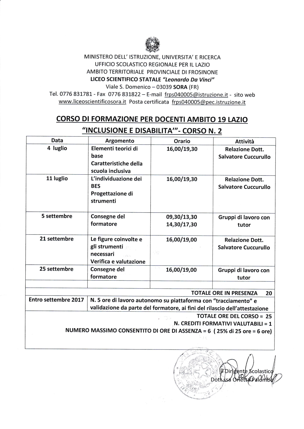 Corso Di Formazione Per Docenti Ambito 19 Lazio 