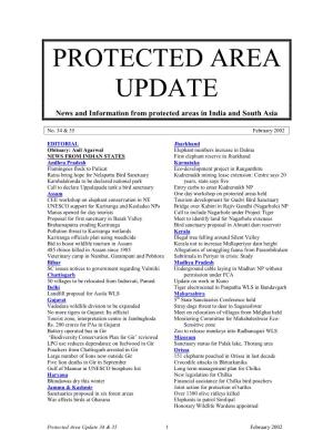 Protected Area Update