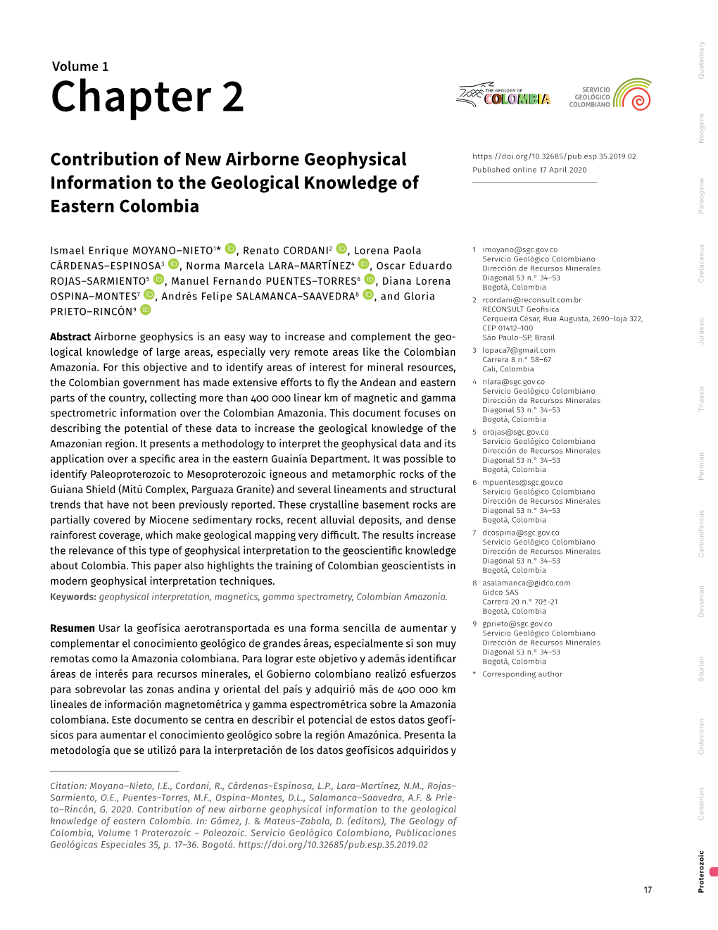 Contribution of New Airborne Geophysical Information to the Geological Knowledge of Eastern Colombia