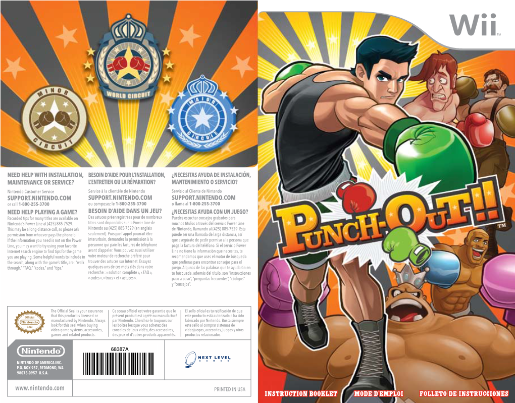 Wii Punch Out.Pdf