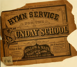 Hymn Service for the Sunday School