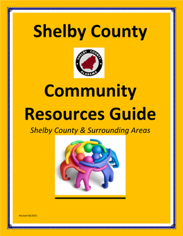 Community Resources Guide Shelby County & Surrounding Areas