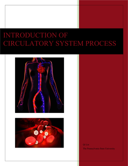 Introduction of Circulatory System Process