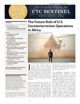 The Future Role of U.S. Counterterrorism Operations in Africa