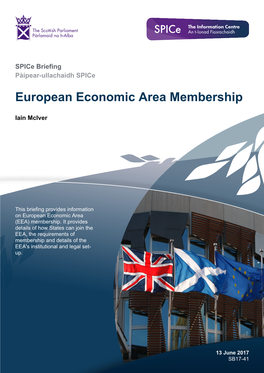 European Economic Area Membership