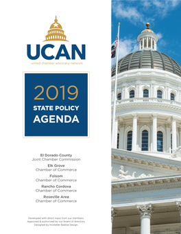 2019 Ucan State Policy Agenda