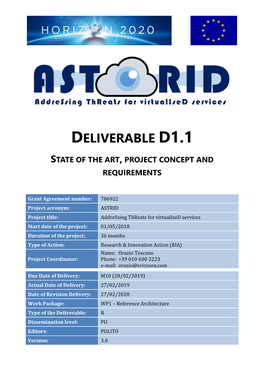Deliverable D1.1