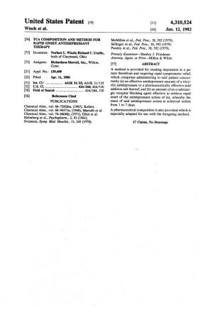 United States Patent (19) (11) 4,310,524 Wiech Et Al