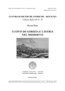 I Conti Di Gorizia E L'istria Nel Medioevo