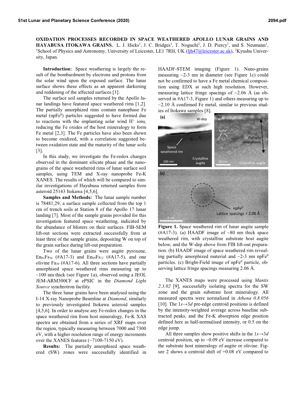 Oxidation Processes Recorded in Space Weathered Apollo Lunar Grains and Hayabusa Itokawa Grains