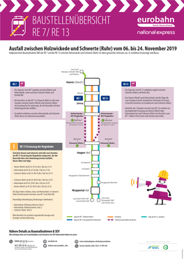 Baustellenübersicht Re 7/ Re 13