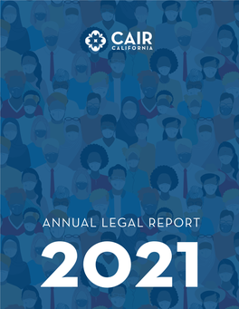 Annual Legal Report California Table of Contents