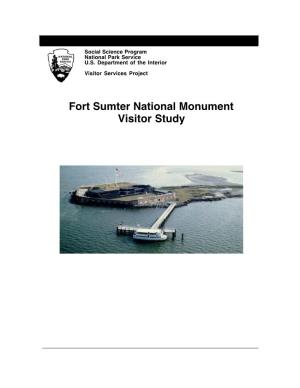 Fort Sumter National Monument Visitor Study